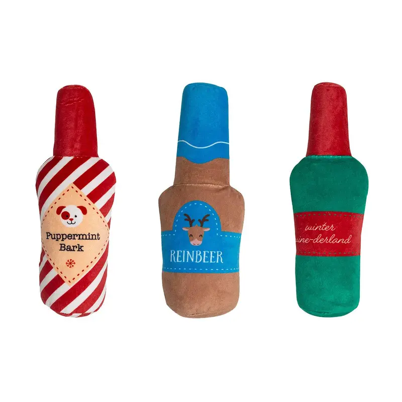 Pearhead Holiday Spirits Dog Toy Set