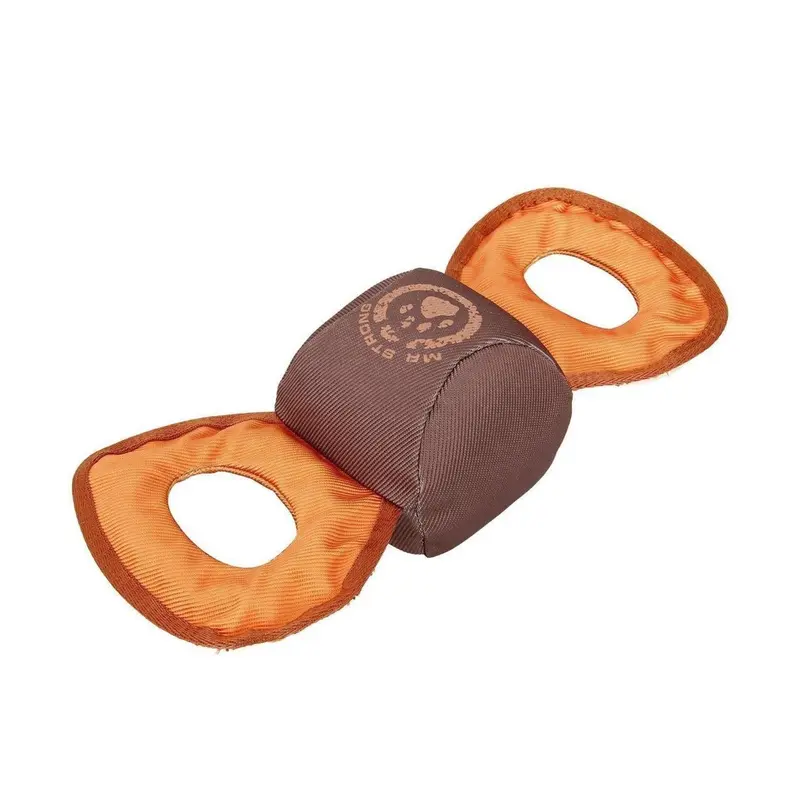 Pet Life Chompter Dura-Chew Waterproof Dog Toy - Orange/Brown
