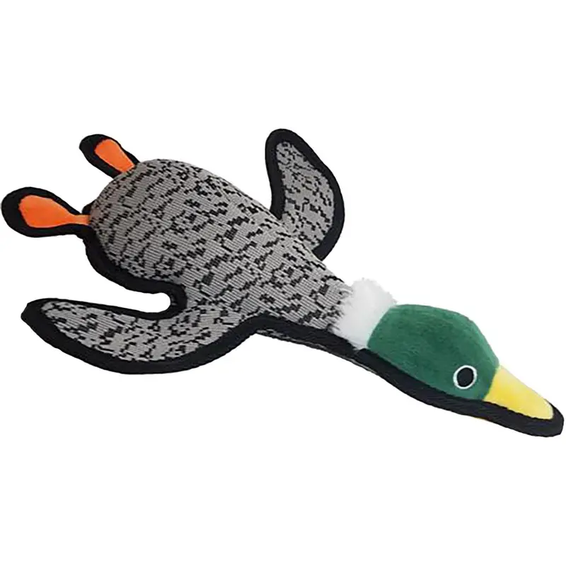 PetLou 13" Farmhouse Mallard Duck Dog Toy