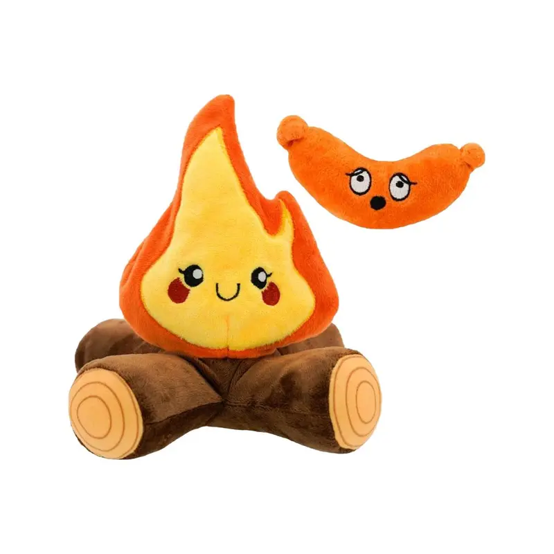 HugSmart Camping Pups Dog Toy - Campfire