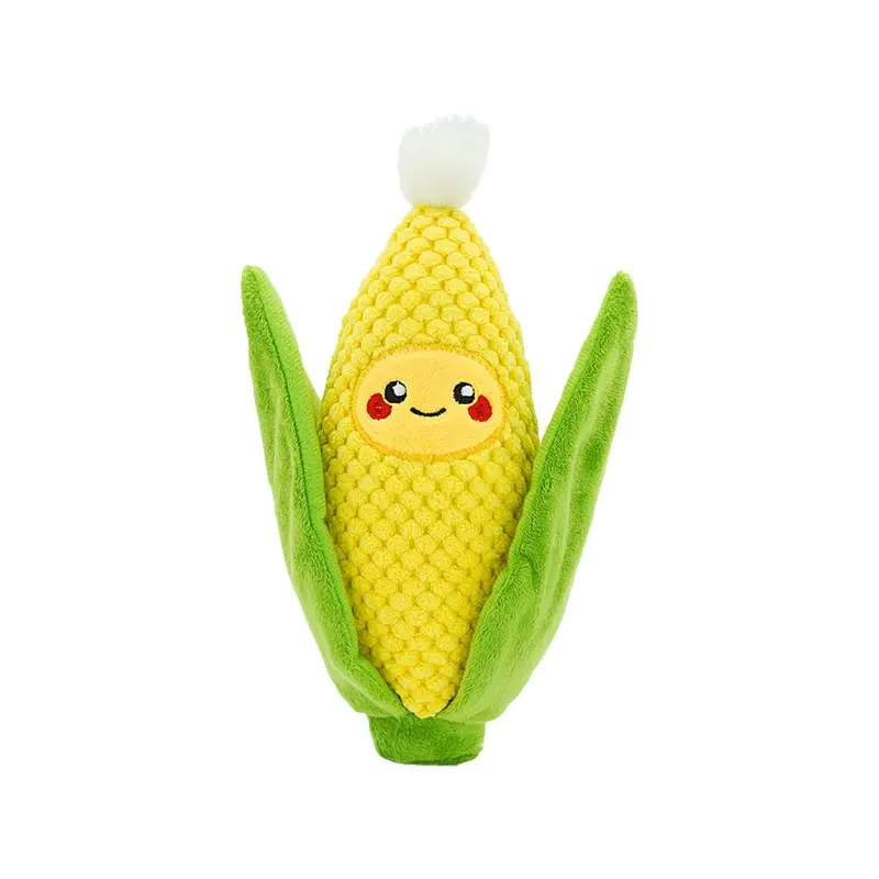 HugSmart Camping Pups Dog Toy - Corn