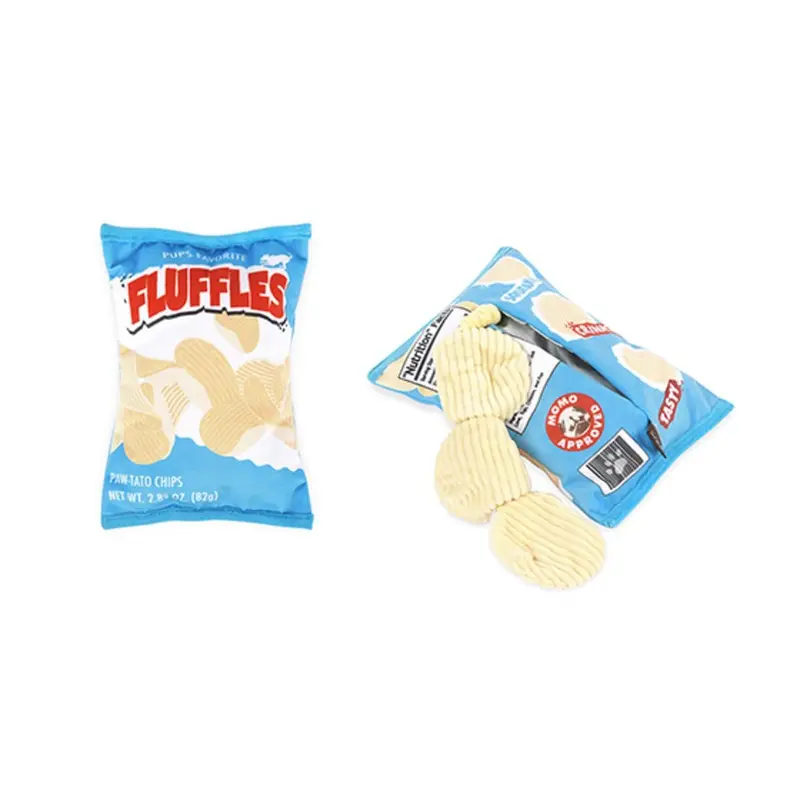 P.L.A.Y. Snack Attack Dog Toy - Fluffles Chips