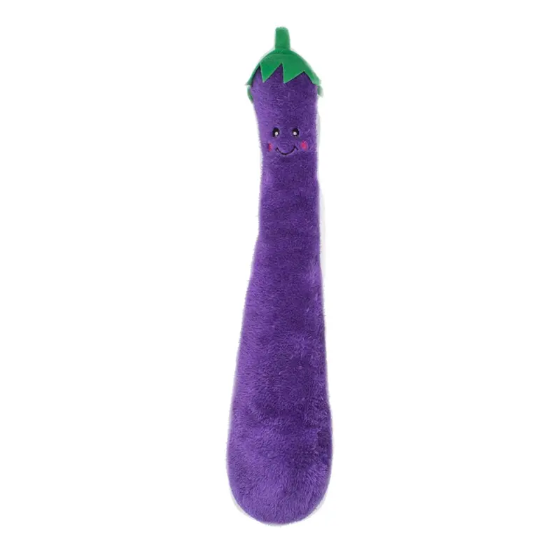 ZippyPaws Jigglerz Veggie Dog Toy - Eggplant