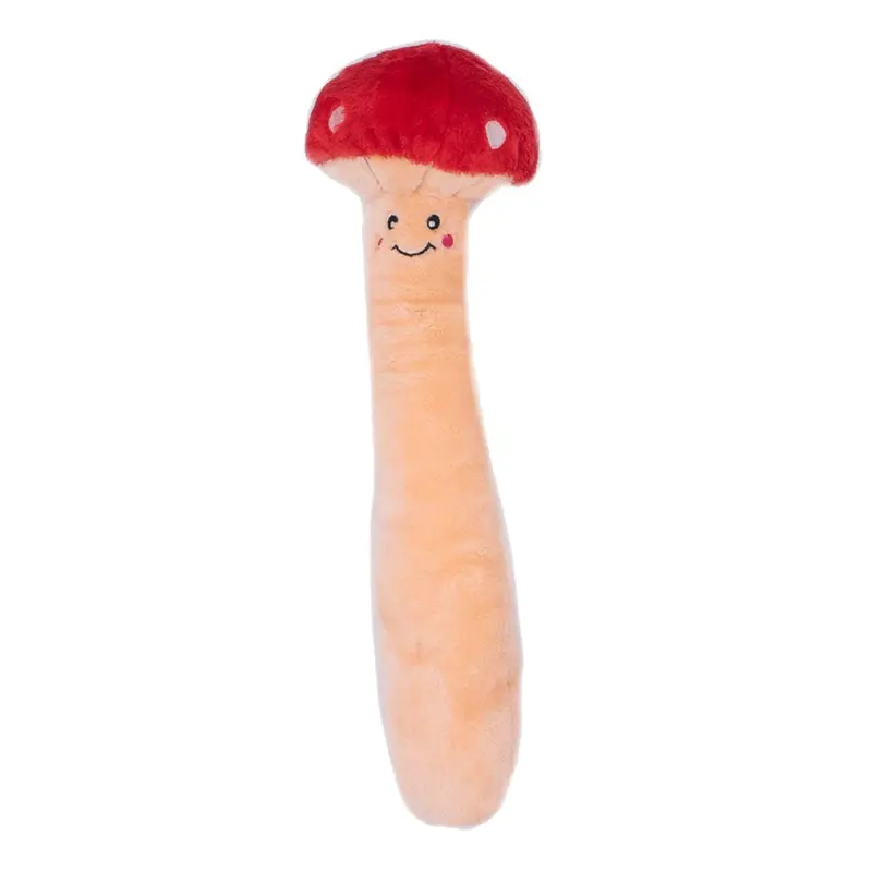 ZippyPaws Jigglerz Veggie Dog Toy - Mushroom