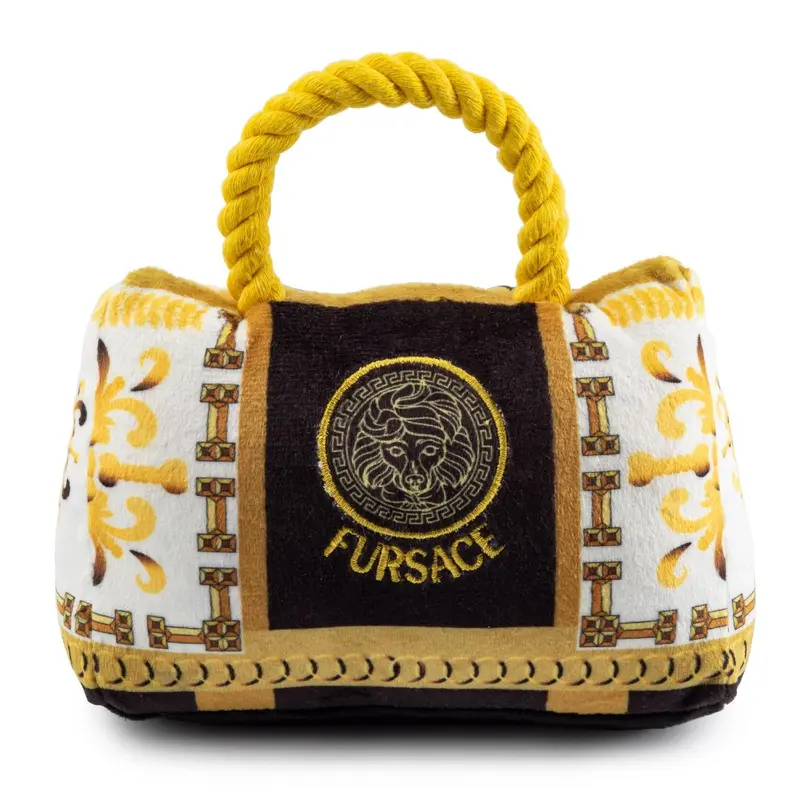 Haute Diggity Dog Fursace Handbag Plush Dog Toy