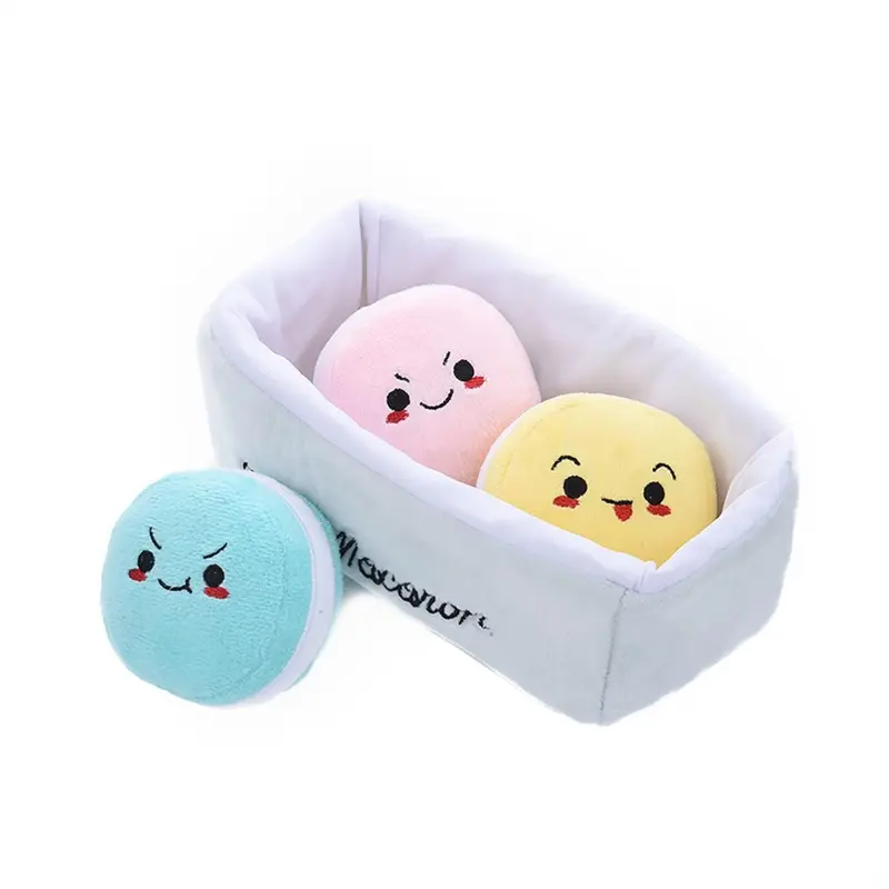 HugSmart Pooch Sweets Dog Toy - Macarons