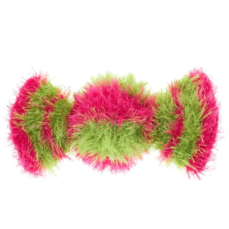 OoMaLoo Handmade Candy Dog Toy - Green & Pink