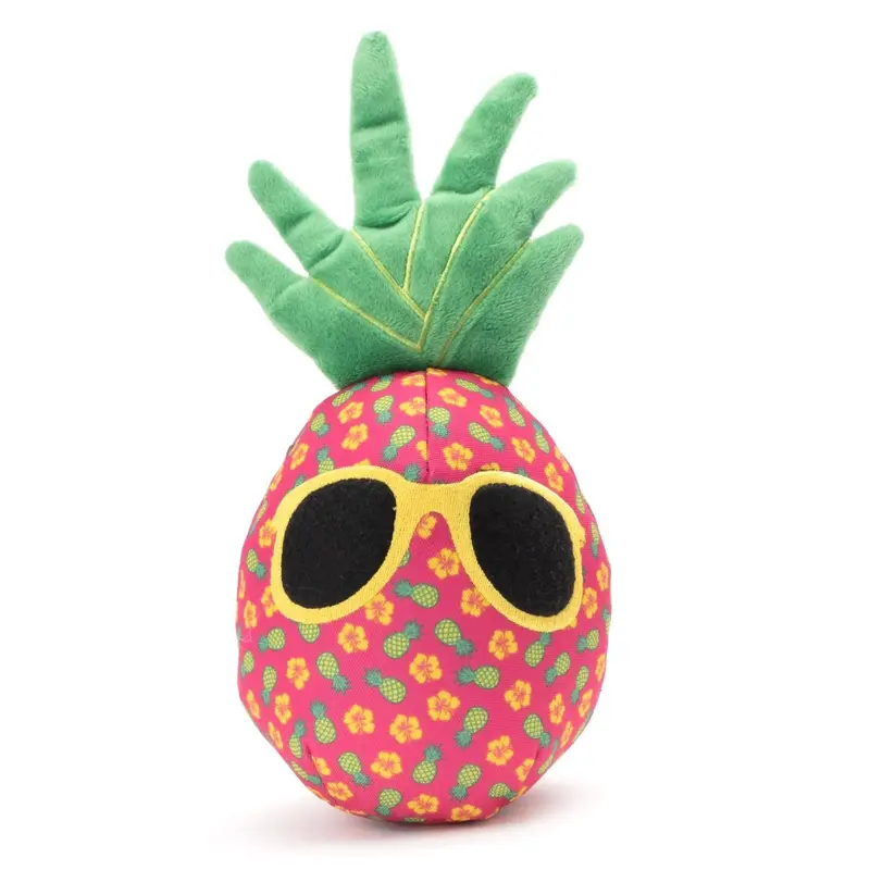 Worthy Dog Food Bonded Mesh Dog Toy - Pineapple 
