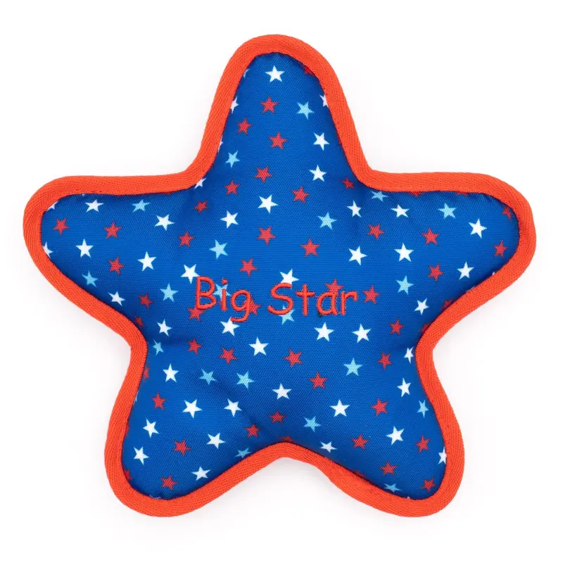 Worthy Dog Patriotic Bonded Mesh Dog Toy - Star