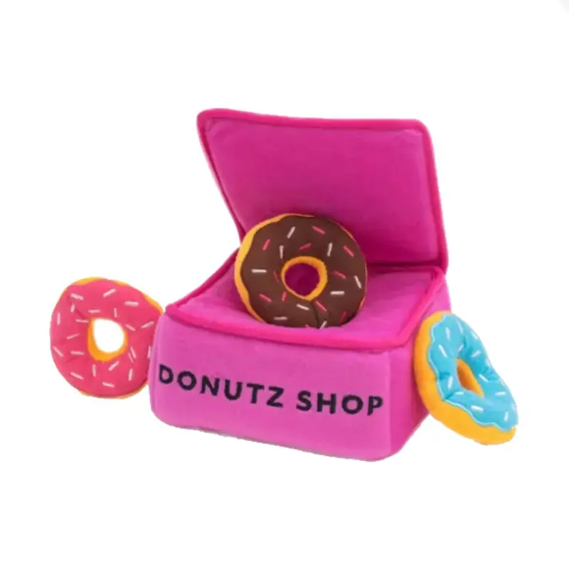ZippyPaws Burrow Dog Toy - Donutz Box