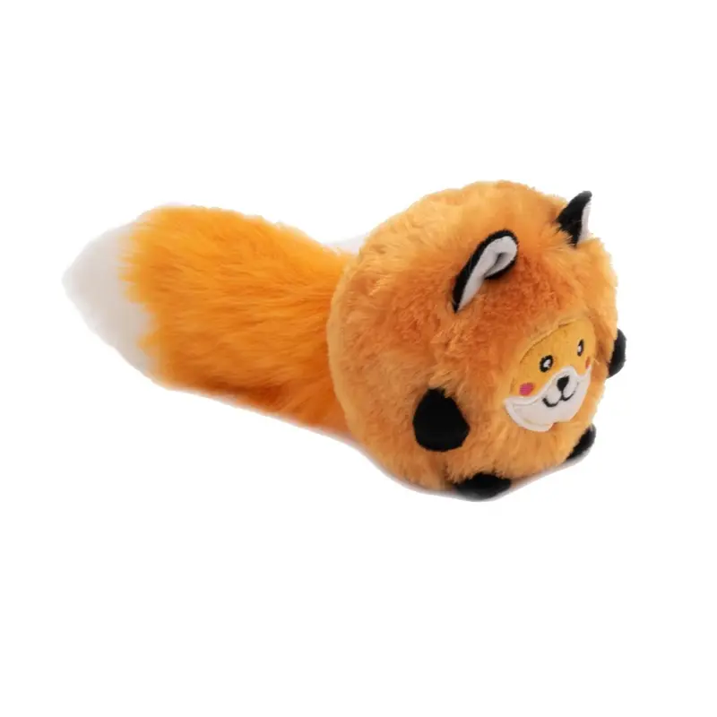 ZippyPaws Bushy Throw Dog Toy - Fox