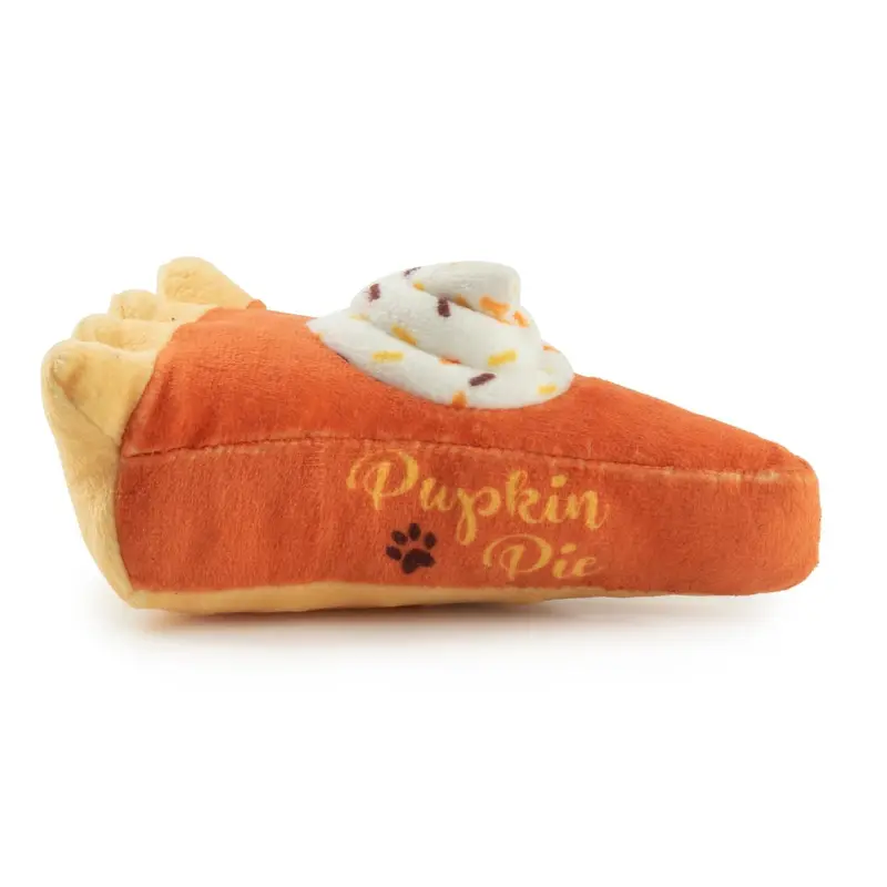 Haute Diggity Dog Fall Dog Toy - Pupkin Pie Slice