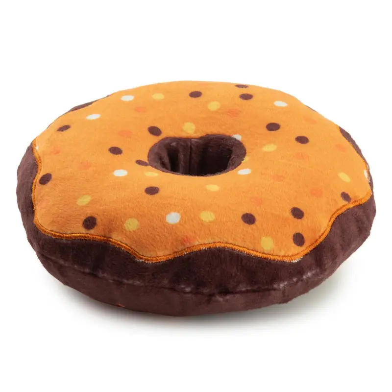 Haute Diggity Dog Fall Dog Toy - Pupkin Spice Donut