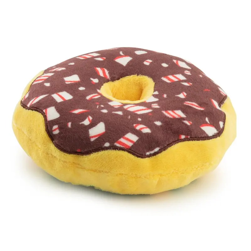 Haute Diggity Dog Holiday Dog Toy - Puppermint Donut