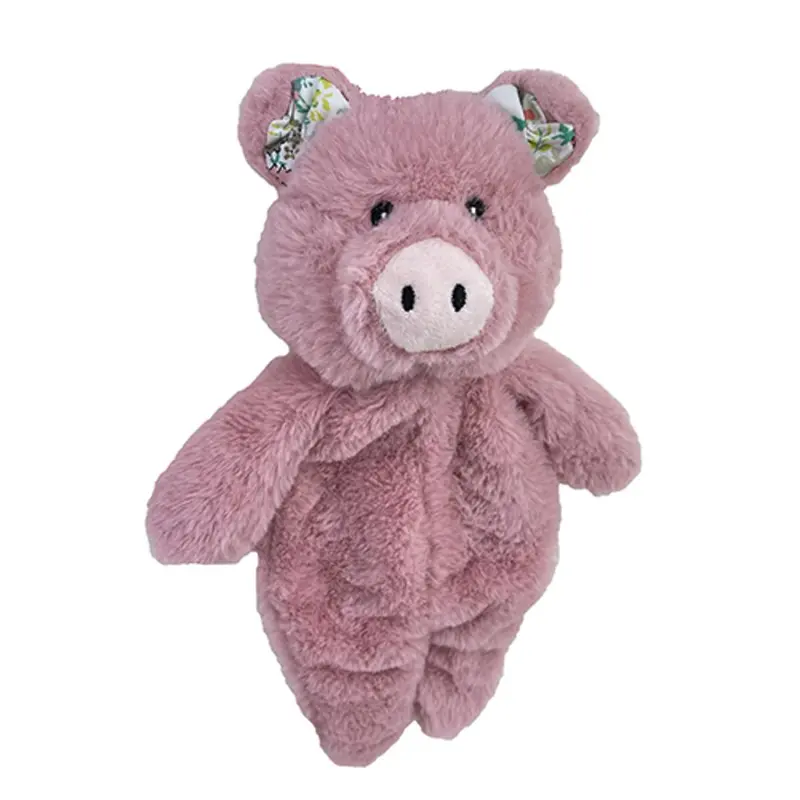 PetLou Floppy Dog Toy - Mauve Pig