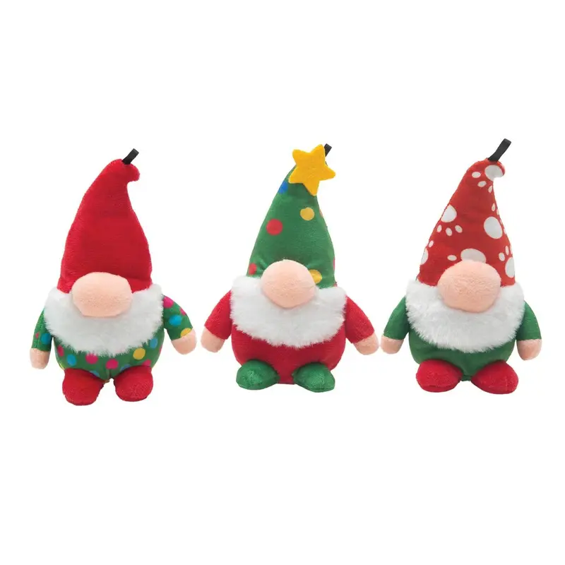 SnugArooz Holiday Baby Gnome Dog Toy - Assorted