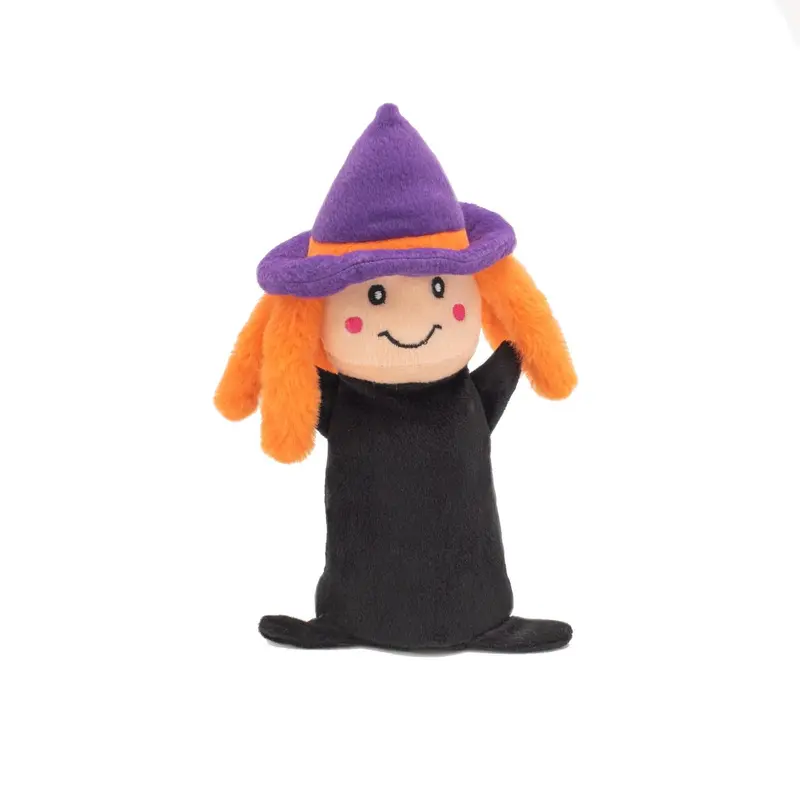 ZippyPaws Halloween Colossal Buddie Dog Toy - Witch
