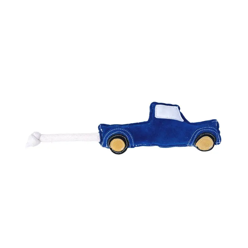 JoJo Modern Pets Vegan Leather Eco-Friendly Dog Toy - Blue Pickup Truck