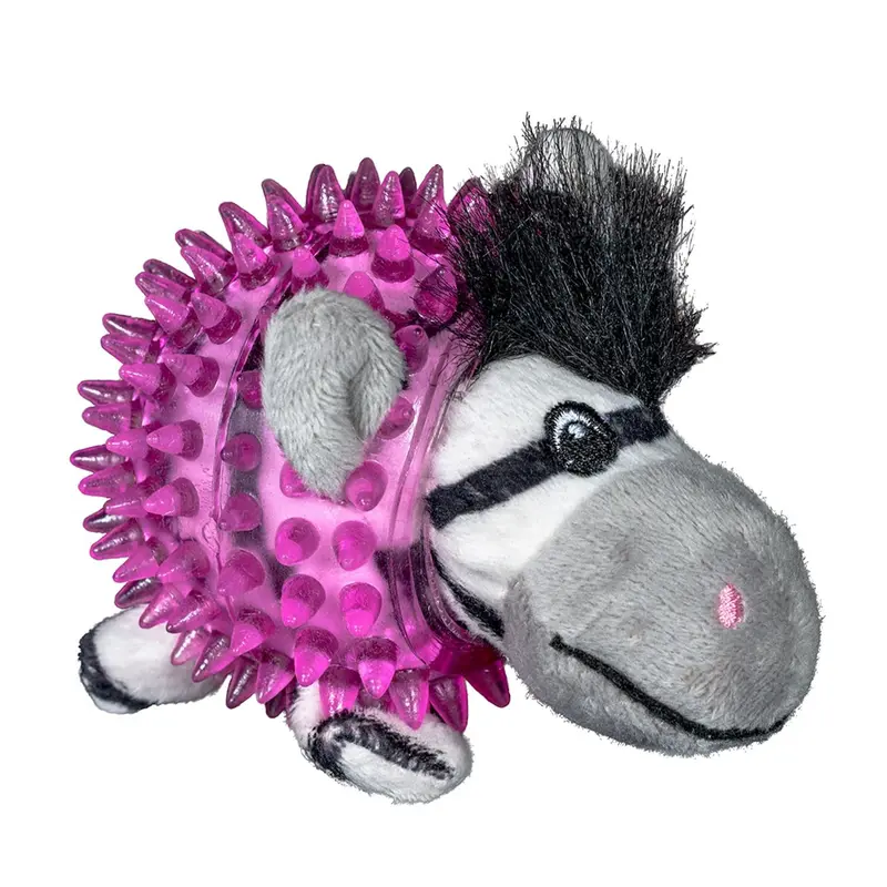 Spunky Pup Lil Bitty Squeakers Dog Toy - Zebra
