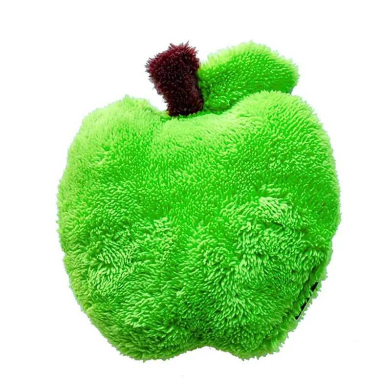 Cycle Dog Duraplush Apple Dog Toy - Green