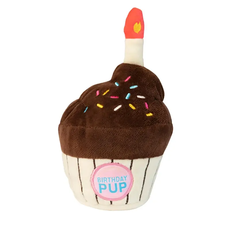 FuzzYard Birthday Cupcake Dog Toy