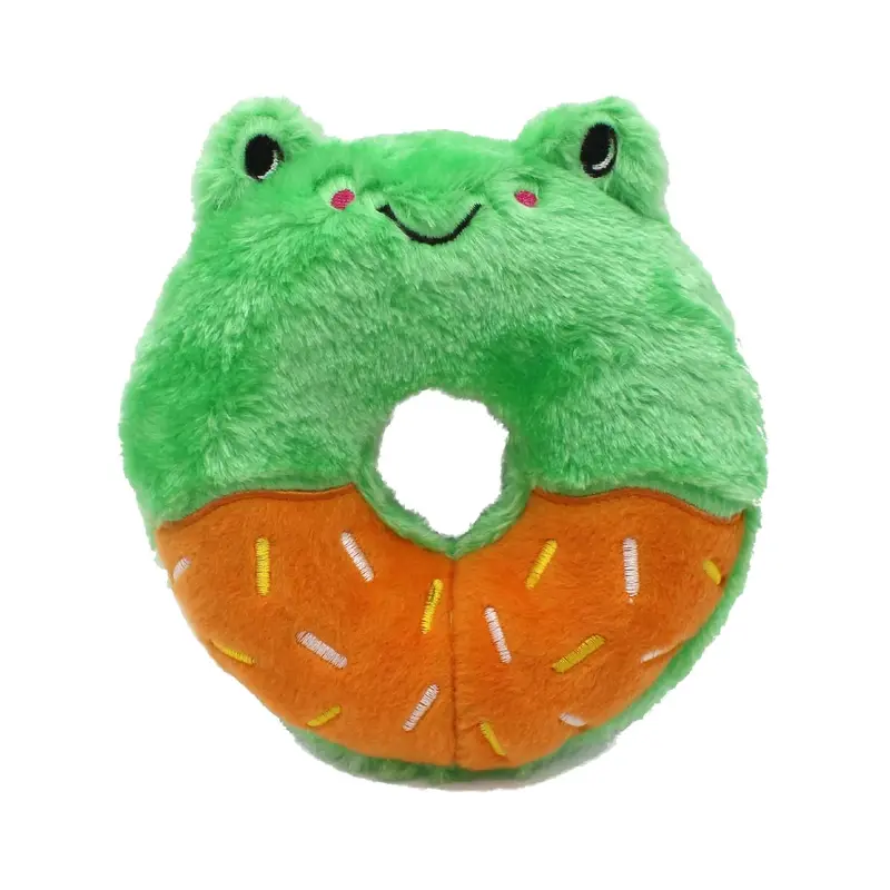 ZippyPaws Donutz Buddies Dog Toy - Frog