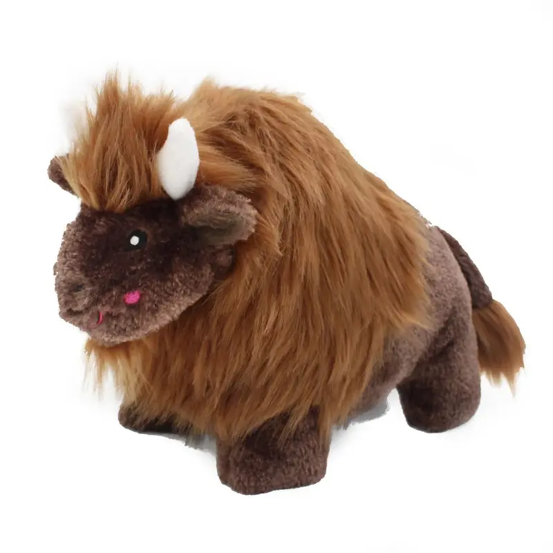 ZippyPaws Wooliez Dog Toy - Billie the Bison