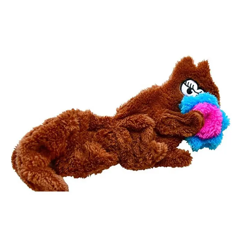 Cycle Dog Duraplush Springy Sitting Squirrel Dog Toy - Spring/ Summer