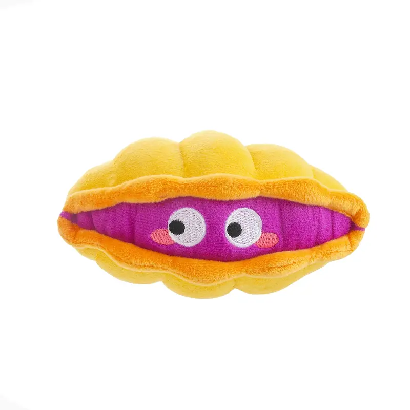 HugSmart Ocean Pals 2 in 1 Dog Toy - Clam
