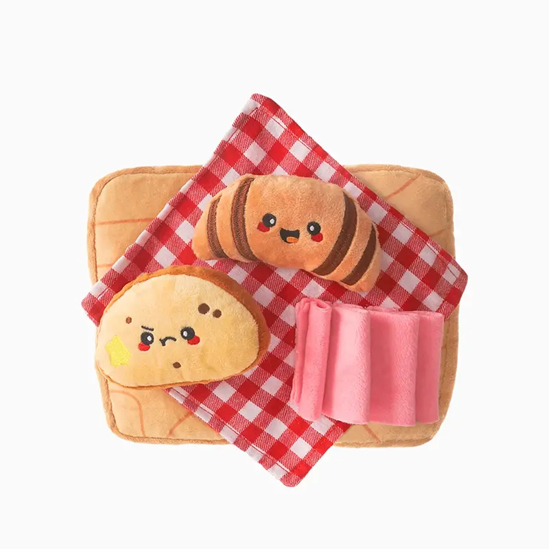 HugSmart Picnic Time Dog Toy - Charcuterie Board