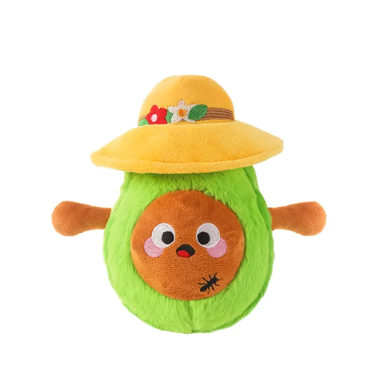 HugSmart Picnic Time Dog Toy - Picnic Avocado