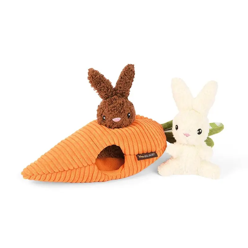 P.L.A.Y. Easter Hippity Hoppity Dog Toy - Funny Bunnies