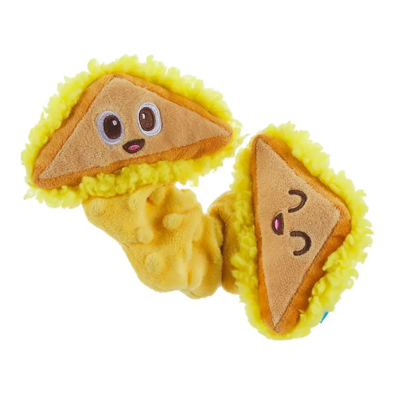 BARK Squeeze Cheese Sandwich Dog Toy