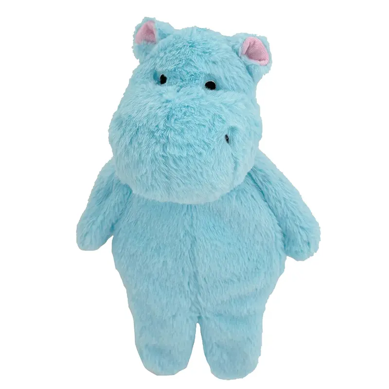 PetLou Floppy Dog Toy - Blue Hippo