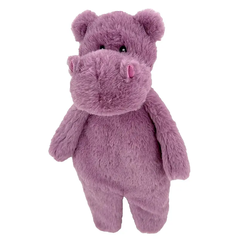 PetLou Floppy Dog Toy - Lavender Hippo