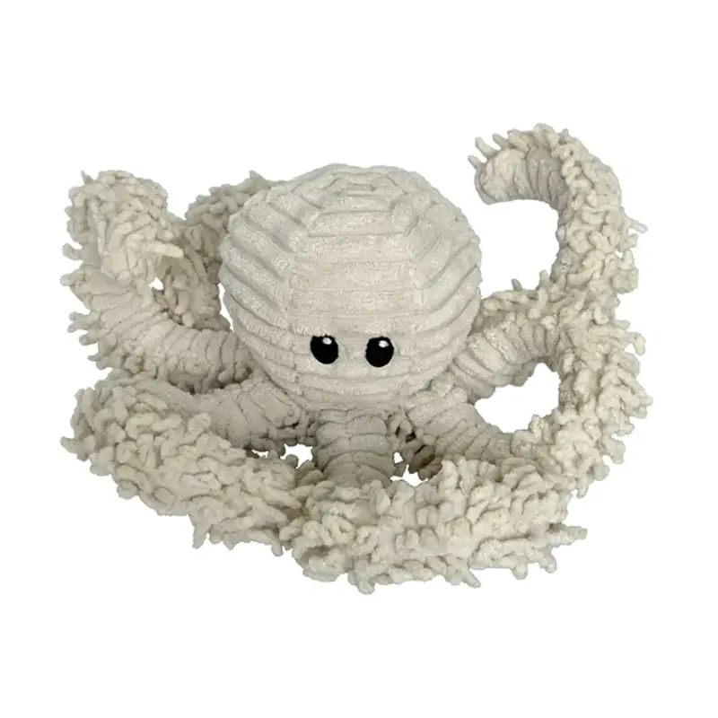 PetLou Natural Plush Dog Toy - Octopus 