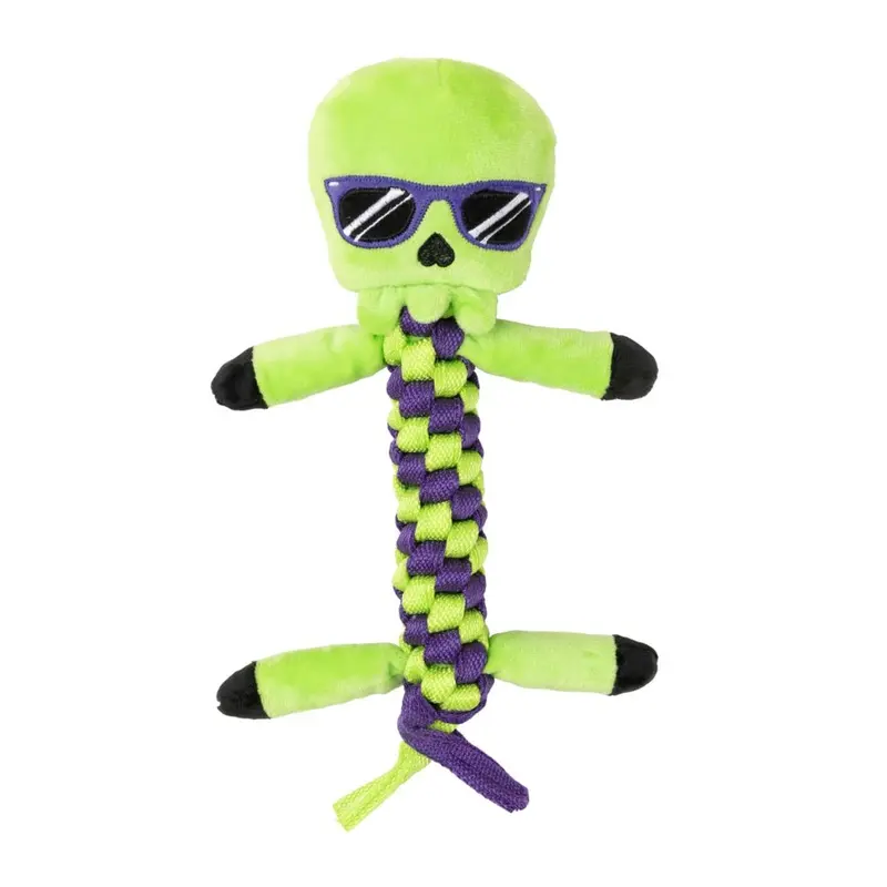 FuzzYard Halloween Rope Dog Toy - Bone Affleck