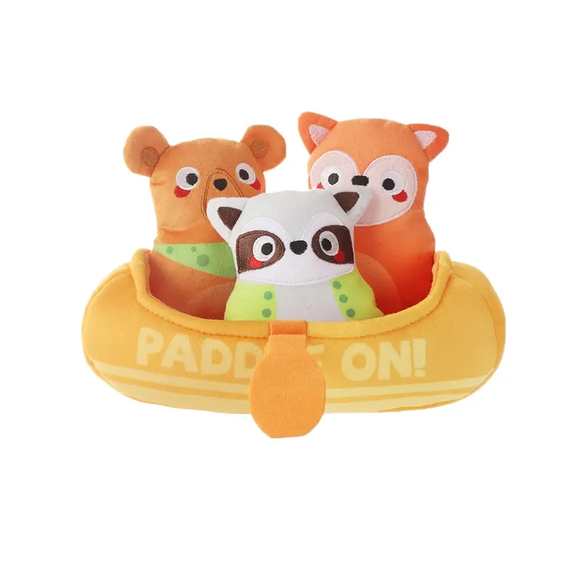 HugSmart Camping Pups Dog Toy - Kayak