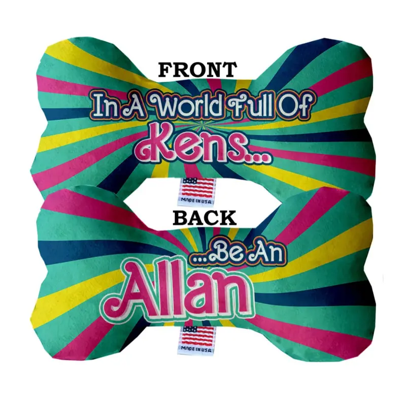Mirage Bone Dog Toy - Be an Allan in a World Full of Kens