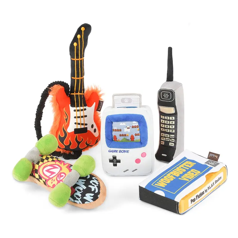 P.L.A.Y. 90s Classics Dog Toy Collection - 5 Piece Set