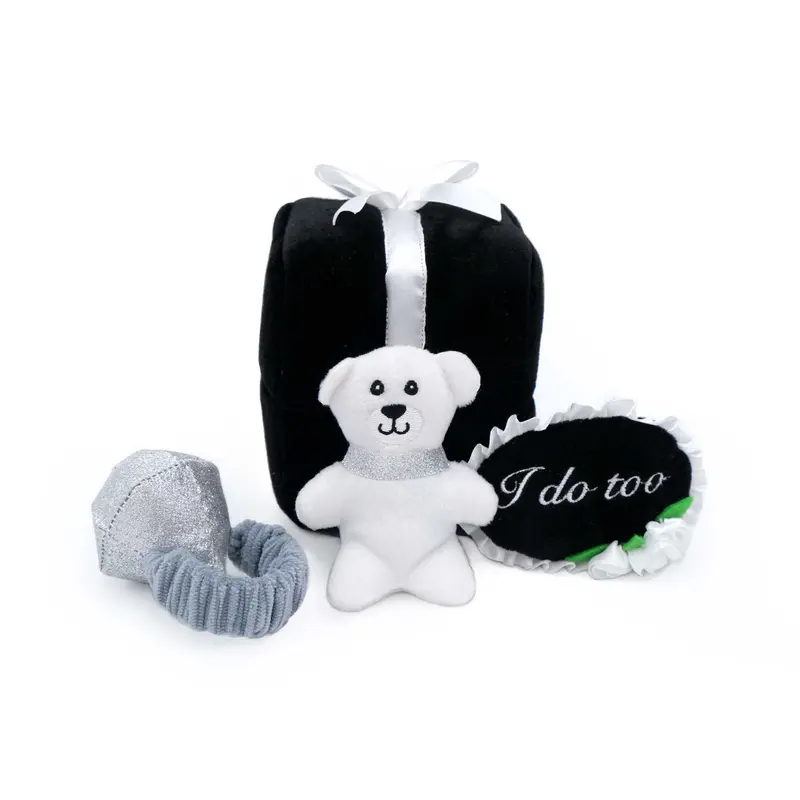 ZippyPaws Burrow Dog Toy - Wedding Ring Box