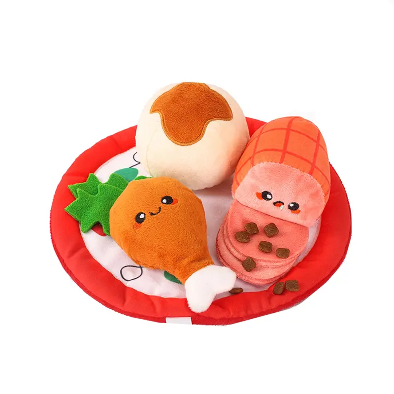 HugSmart Happy Woofmas Dog Toy - Christmas Dinner