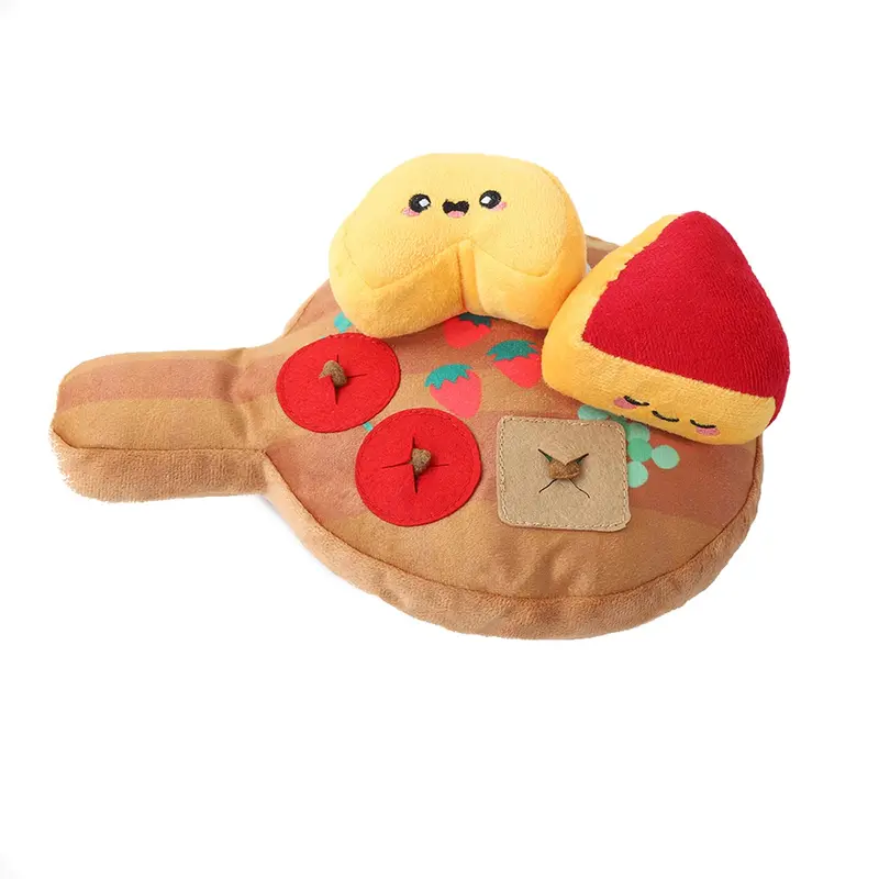 HugSmart Picnic Time Dog Toy - Cheese Board