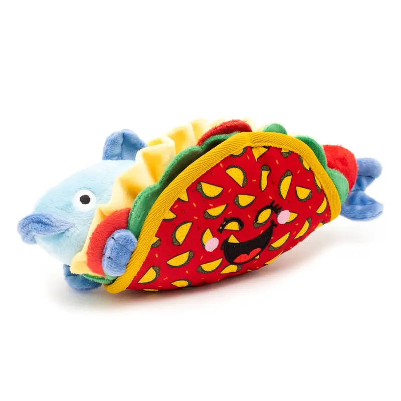 Worthy Dog Food Bonded Mesh Dog Toy - Fish Taco