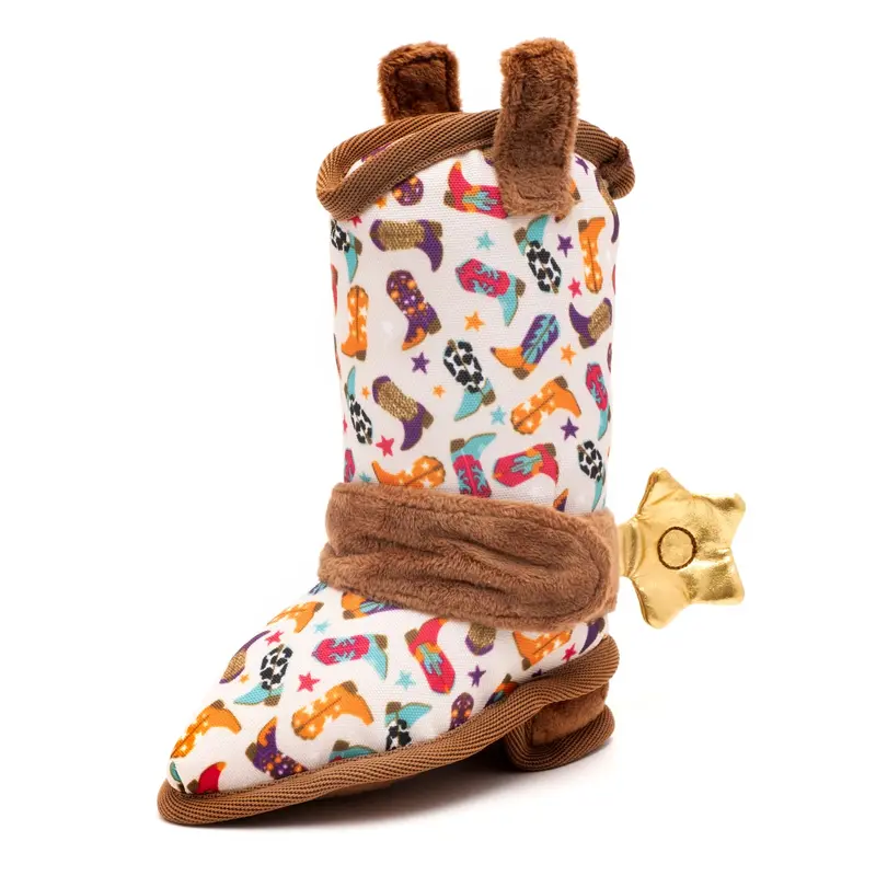 Worthy Dog Wild Wild West Boot Dog Toy
