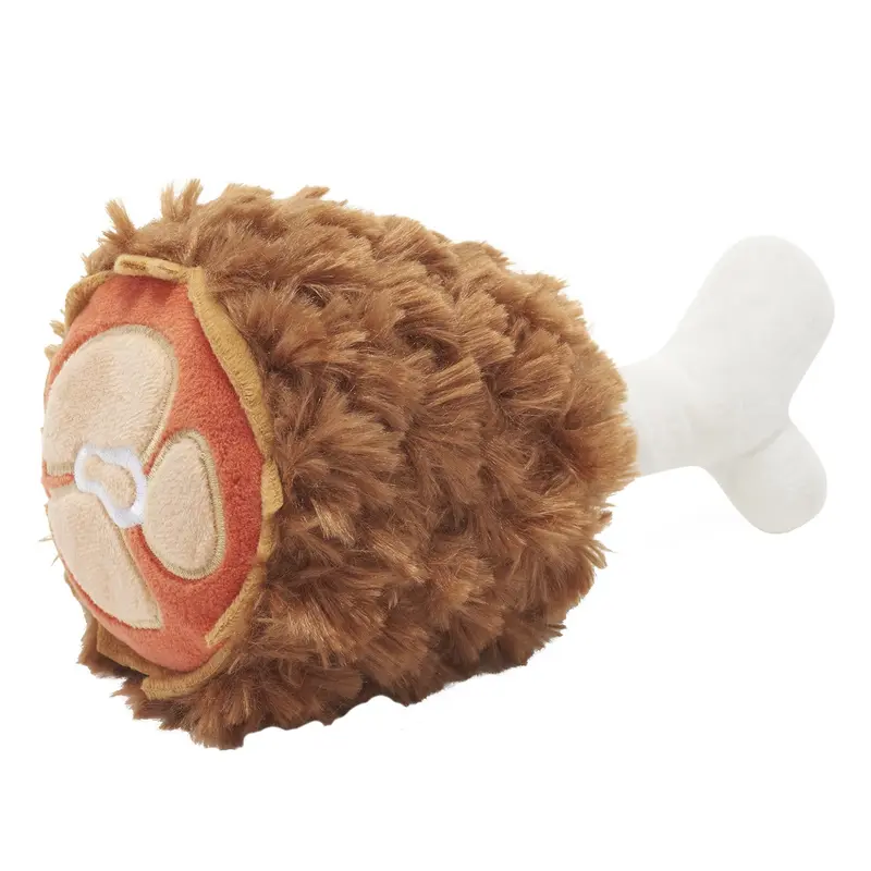 BARK Plush Food Hidden Dog Toy - Tavern Turkey Leg
