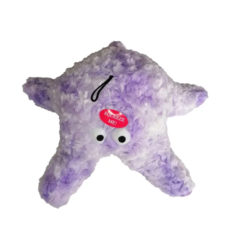 Gor Pets Reef Collection Plush Dog Toy - Purple Starfish