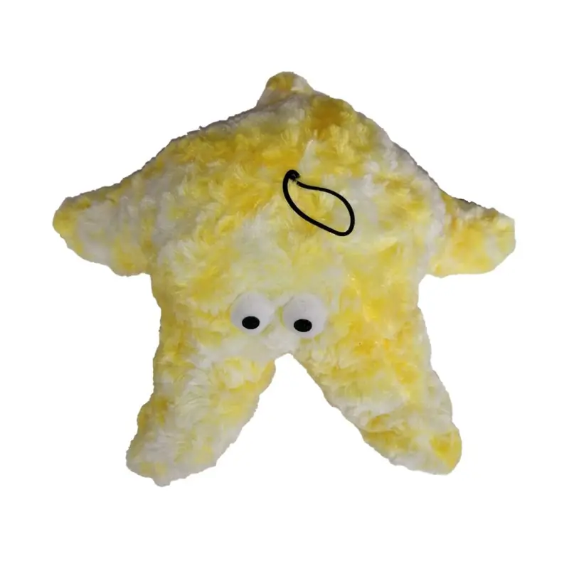 Gor Pets Reef Collection Plush Dog Toy - Yellow Starfish