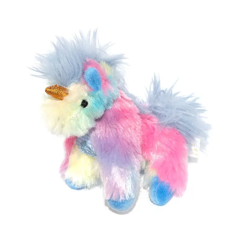 Oscar Newman Unicorn Pipsqueak Dog Toy - Blue