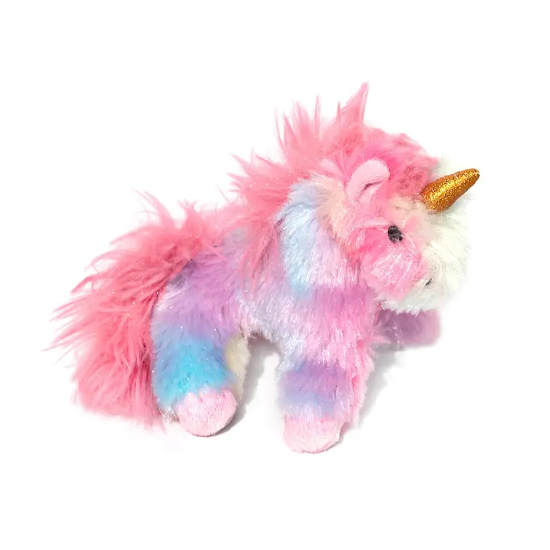 Oscar Newman Unicorn Pipsqueak Dog Toy - Pink